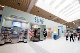 Military Welcome Center at ECP Airport