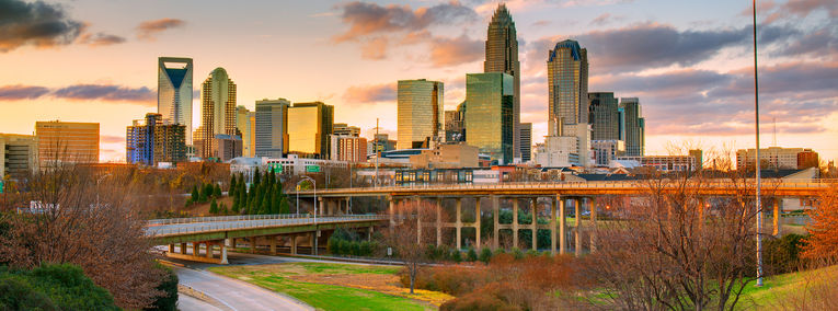 Charlotte skyline - NWFL Airport Destination