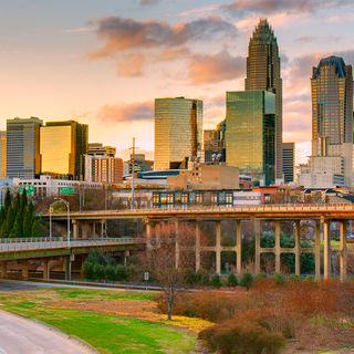 Charlotte skyline - NWFL Airport Destination